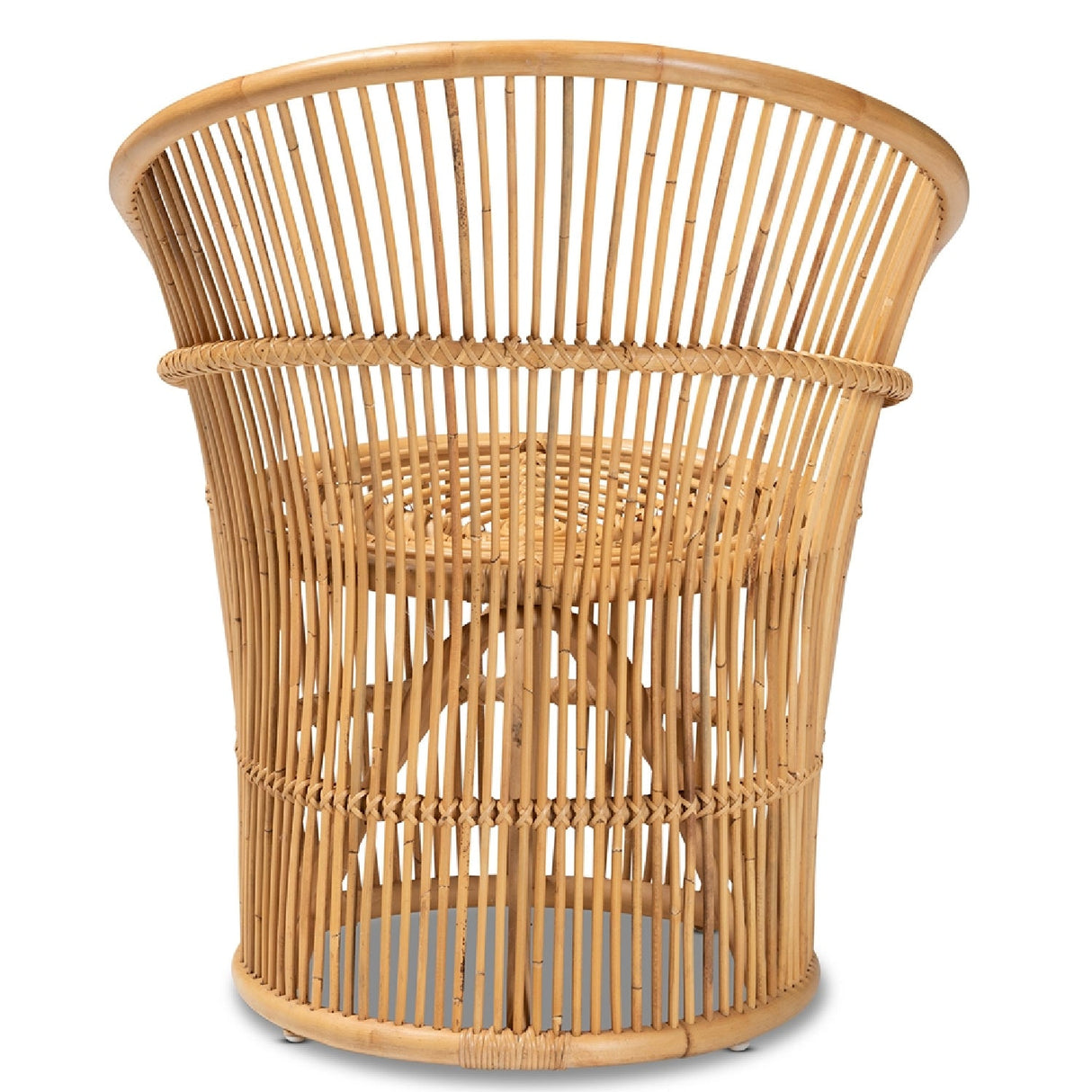 Modern European furniture - Rattan Round Base Accent Chair - www.oroa.com