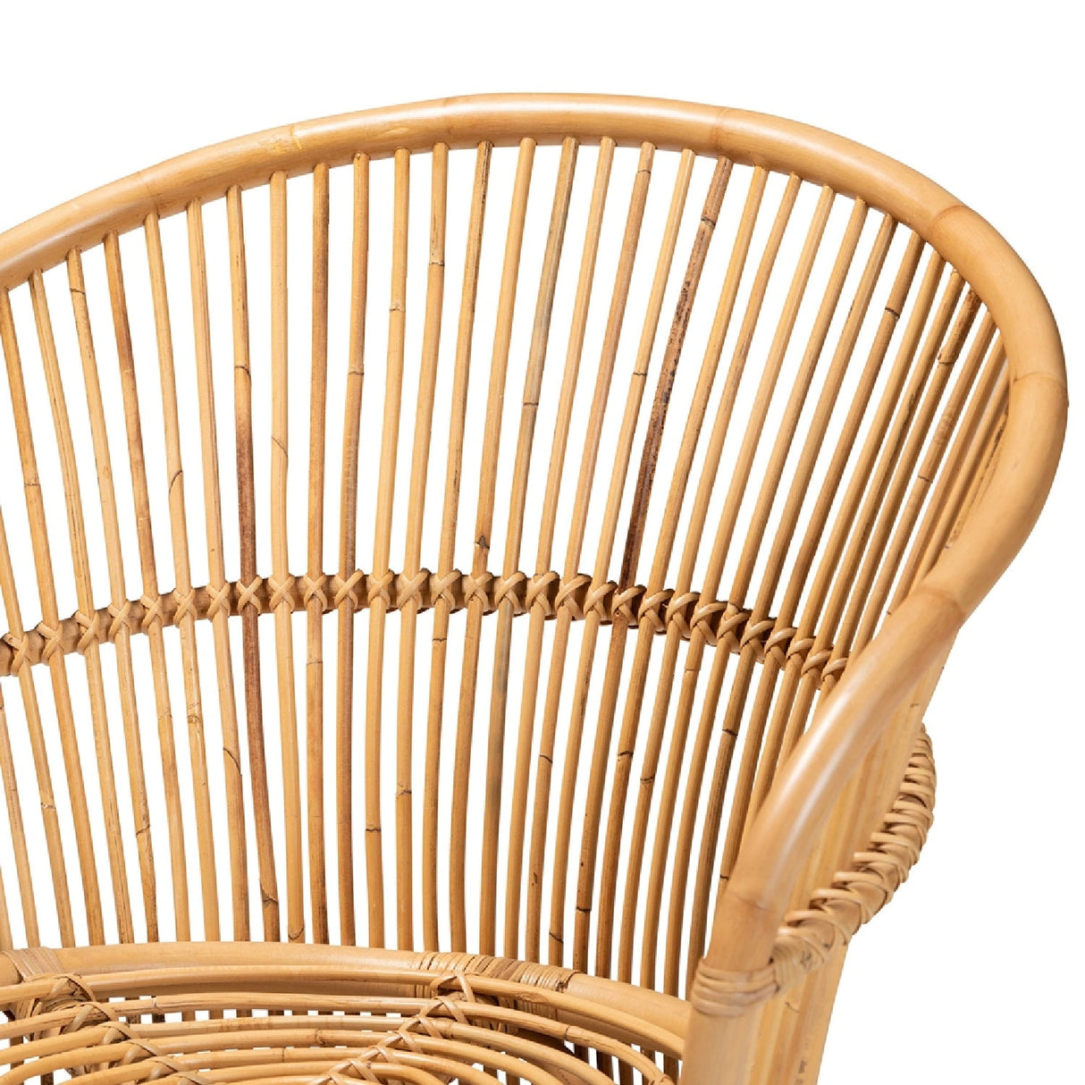 Modern European furniture - Rattan Round Base Accent Chair - www.oroa.com