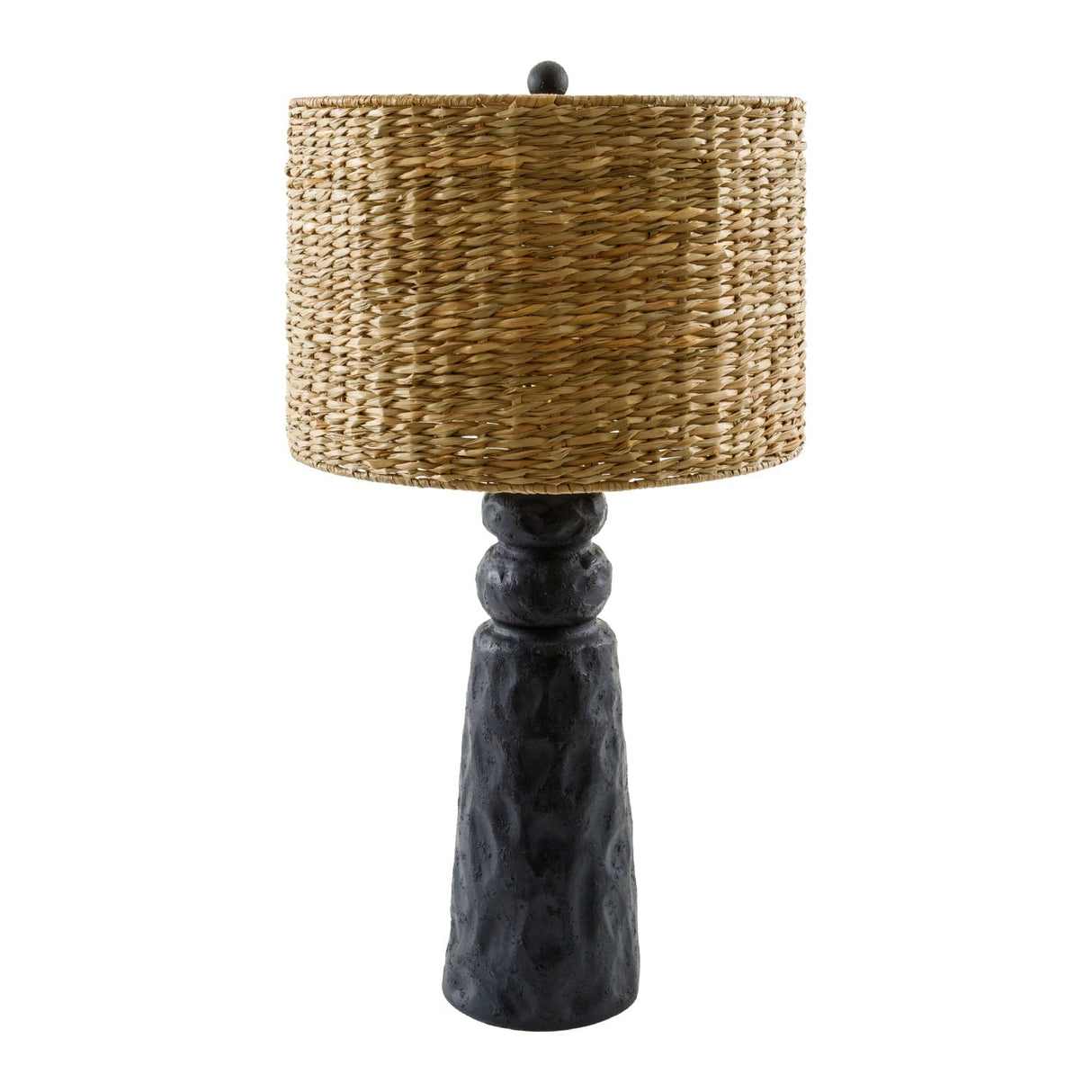 Modern European furniture - Woven Seagrass Accent Table Lamp - www.oroa.com