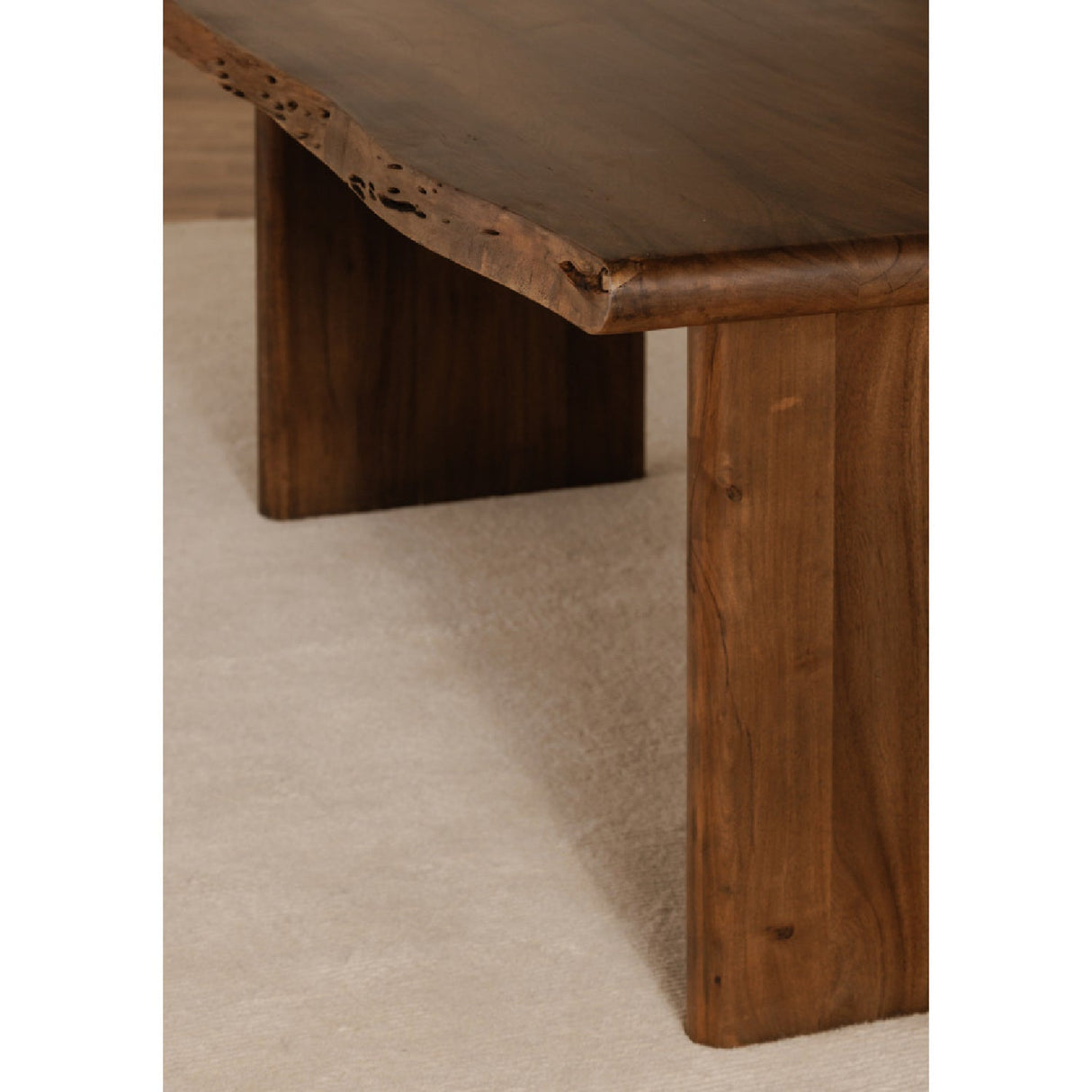 Modern European furniture - Acacia Wood Dining Table - www.oroa.com