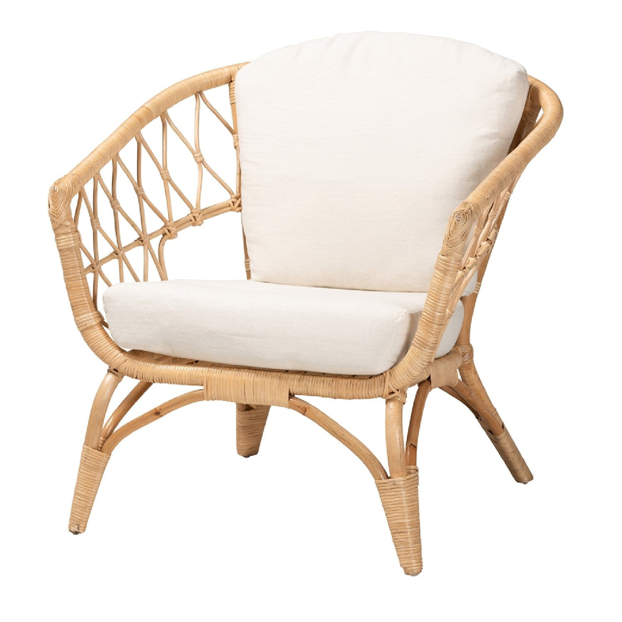 Modern European furniture - Openwork Rattan Accent Chair - www.oroa.com | Oroa.com