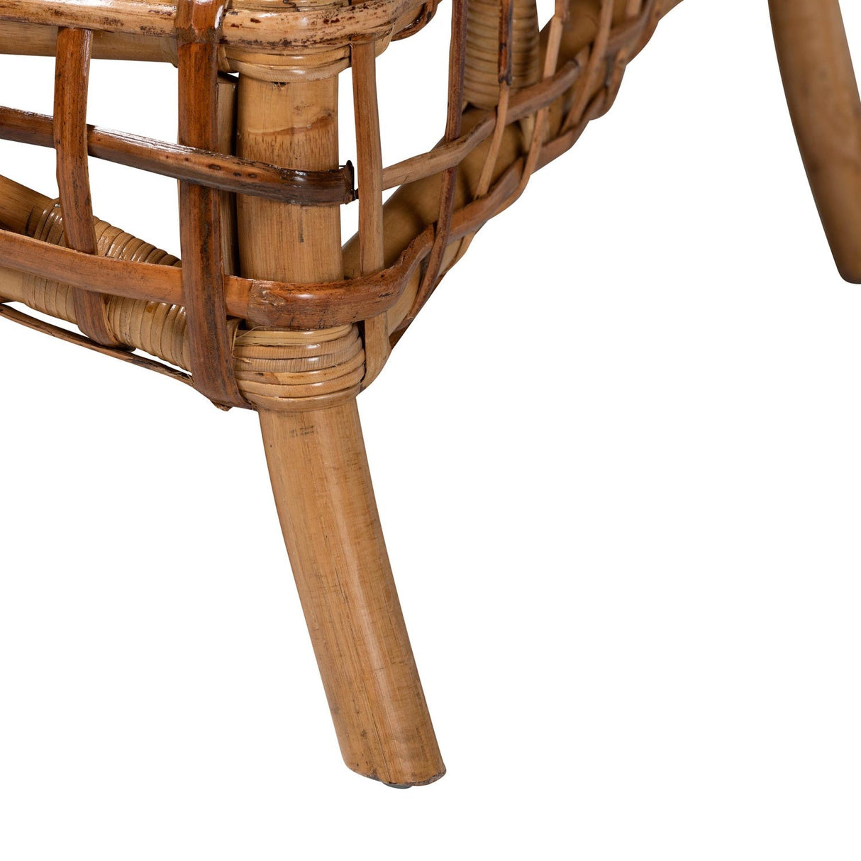 Modern European furniture - Rattan Flared Arm Lounge Chair - www.oroa.com