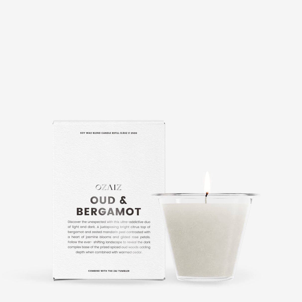 ZAI Candle - Oud & Bergamot