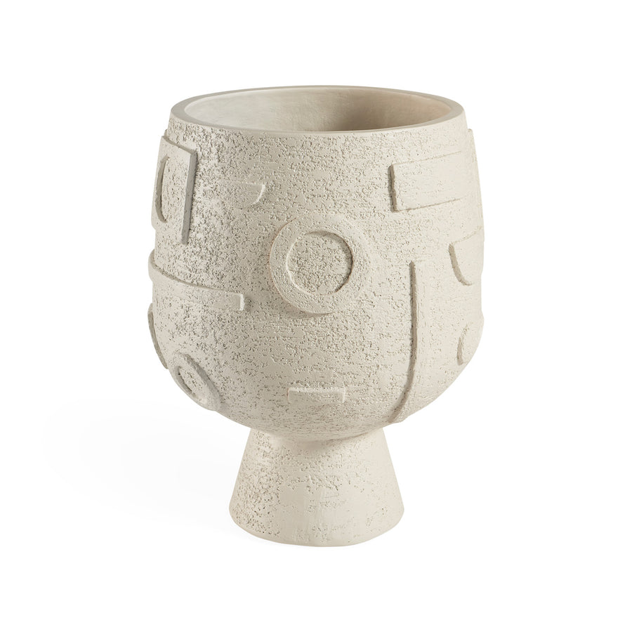 Concrete Pedestal Planter | Jonathan Adler Osaka Puzzle | Oroa.com