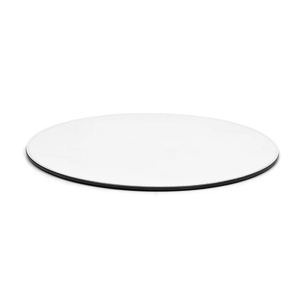Grained Leather Round Placemat | Pinetti | OROA.com