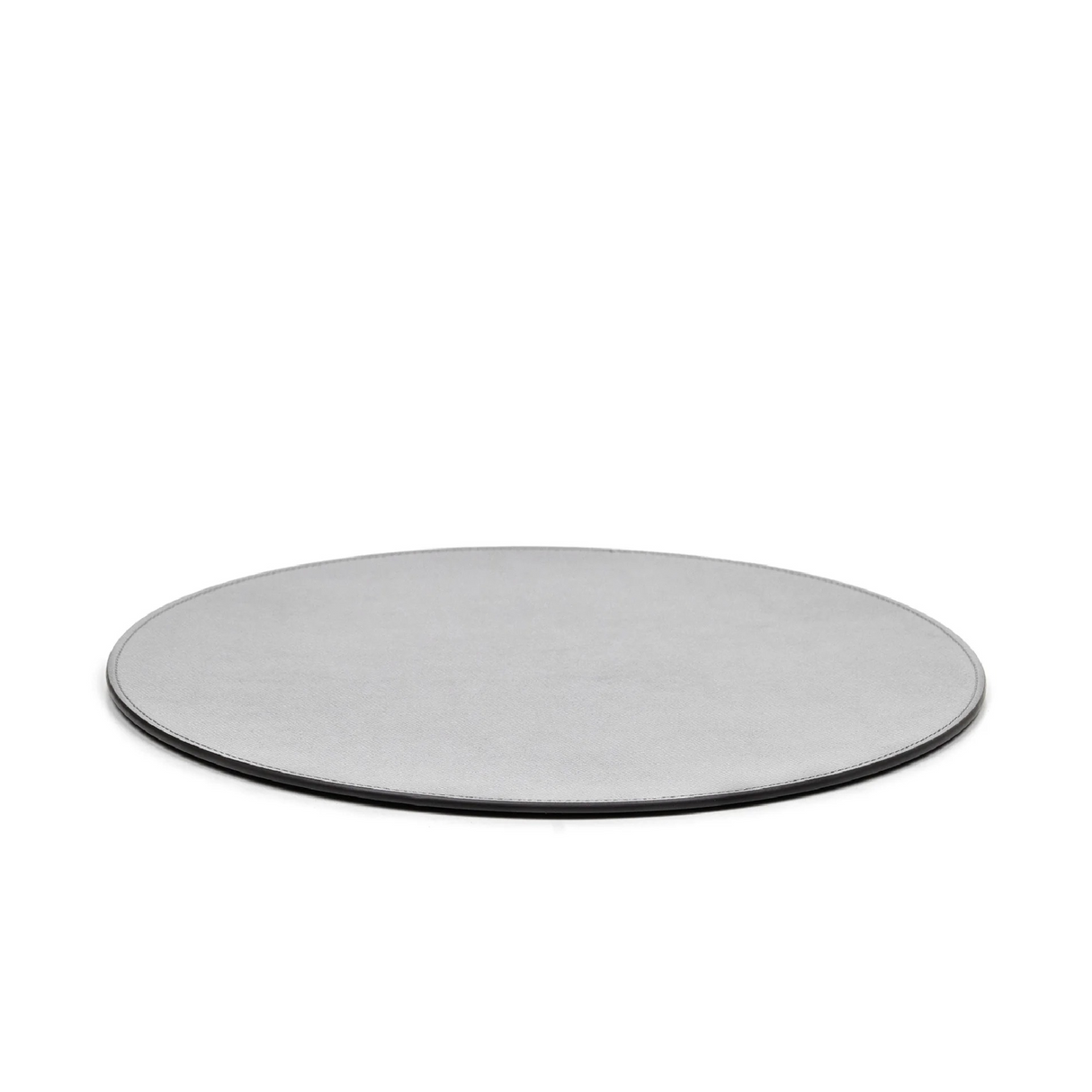 Grained Leather Round Placemat | Pinetti