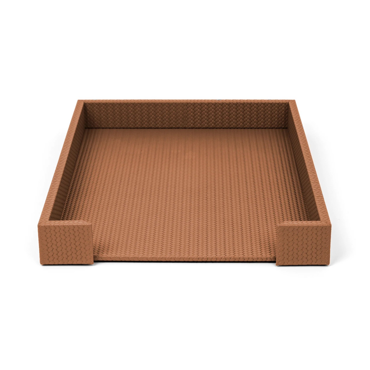 Open-Ended Leather Letter Tray | Pinetti | OROA.com