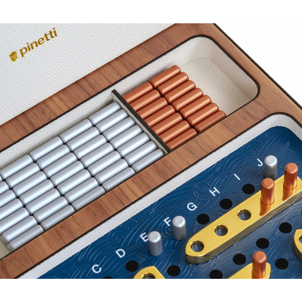 Walnut Wood Board Game | Pinetti Battleship | OROA.com