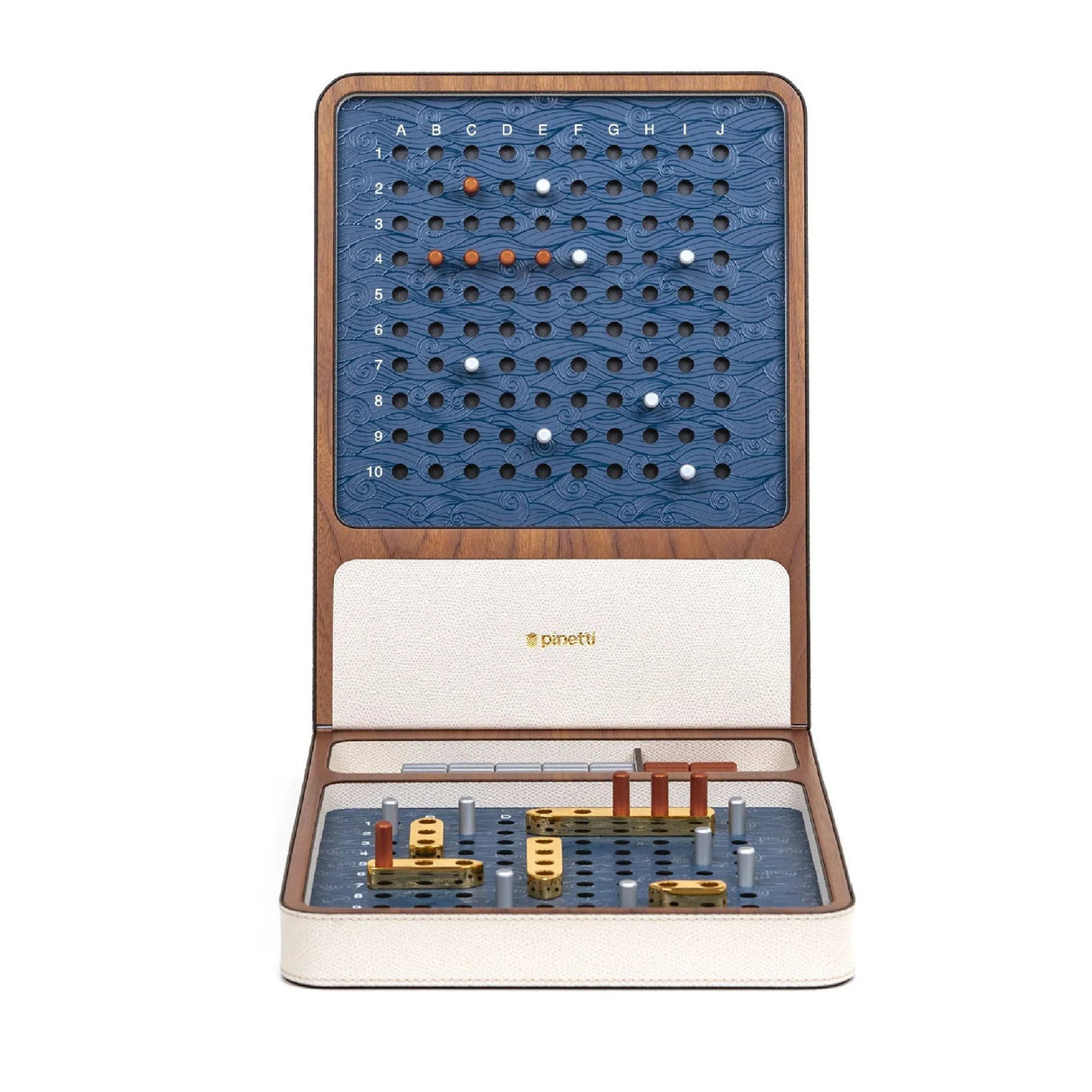 Walnut Wood Board Game | Pinetti Battleship | Italiandfurniture.com