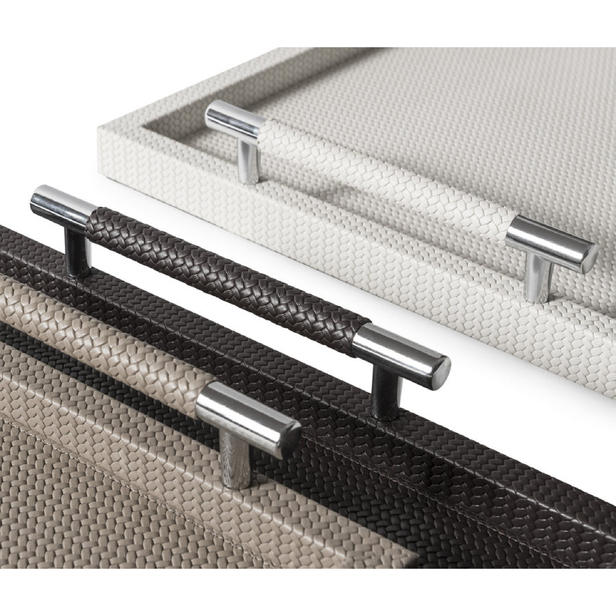 Modern Classic Leather Tray | Pinetti Dedalo | OROA.com