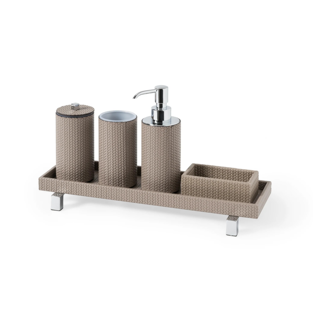 Waterproof Leather Soap Dispenser | Pinetti Poseidon | OROA.com