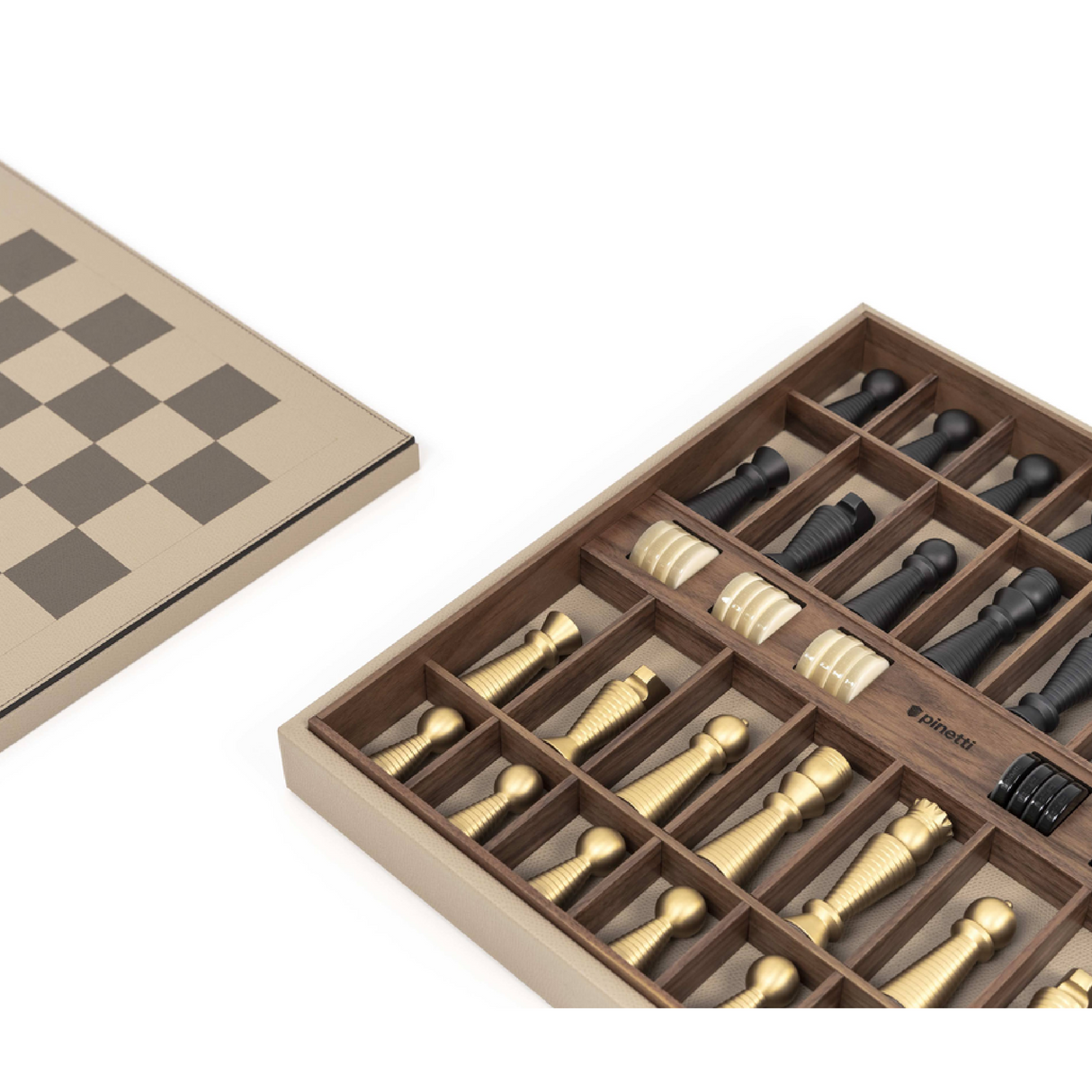 Leather Interior Game Board | Pinetti | OROA.com