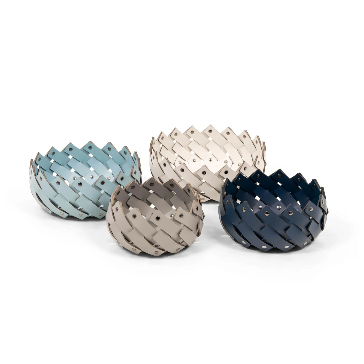 Woven Leather Strips Emptyy Pocket | Pinetti Almeria | OROA.com