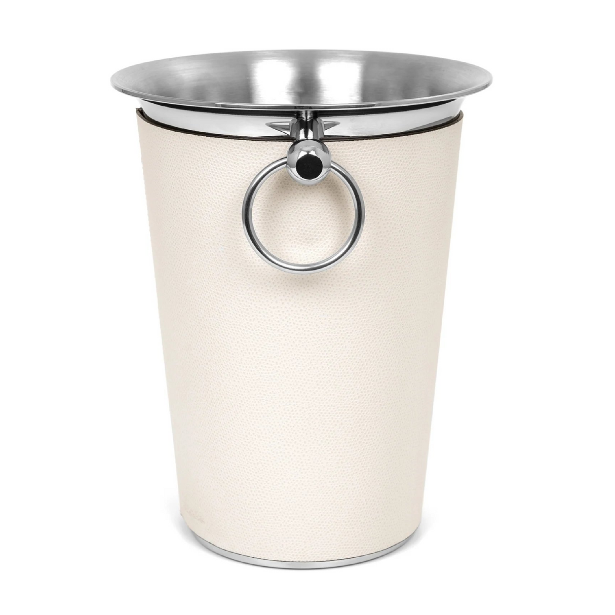 Leather Sleeve Steel Champagne Bucket | Pinetti | OROA.com