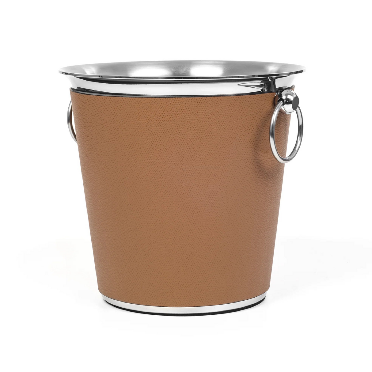 Leather Sleeve Steel Champagne Bucket | Pinetti | OROA.com