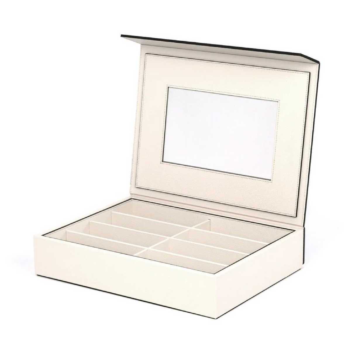 Leather Mirrored Eyeglasses Box | Pinetti | OROA.com