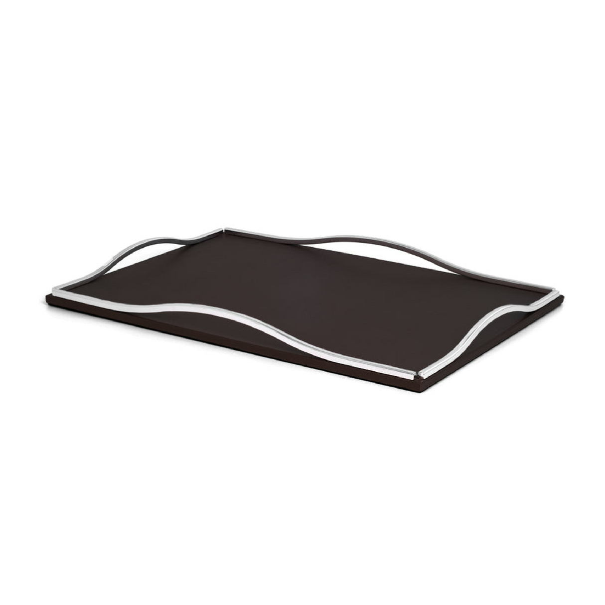Calf Leather Modern Tray | Pinetti Wave | OROA.com