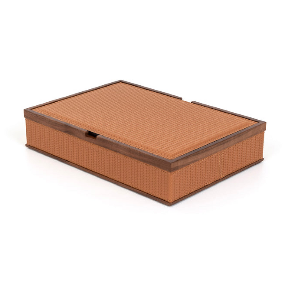 Walnut Wood Rectangular Box | Pinetti Astrea | OROA.com