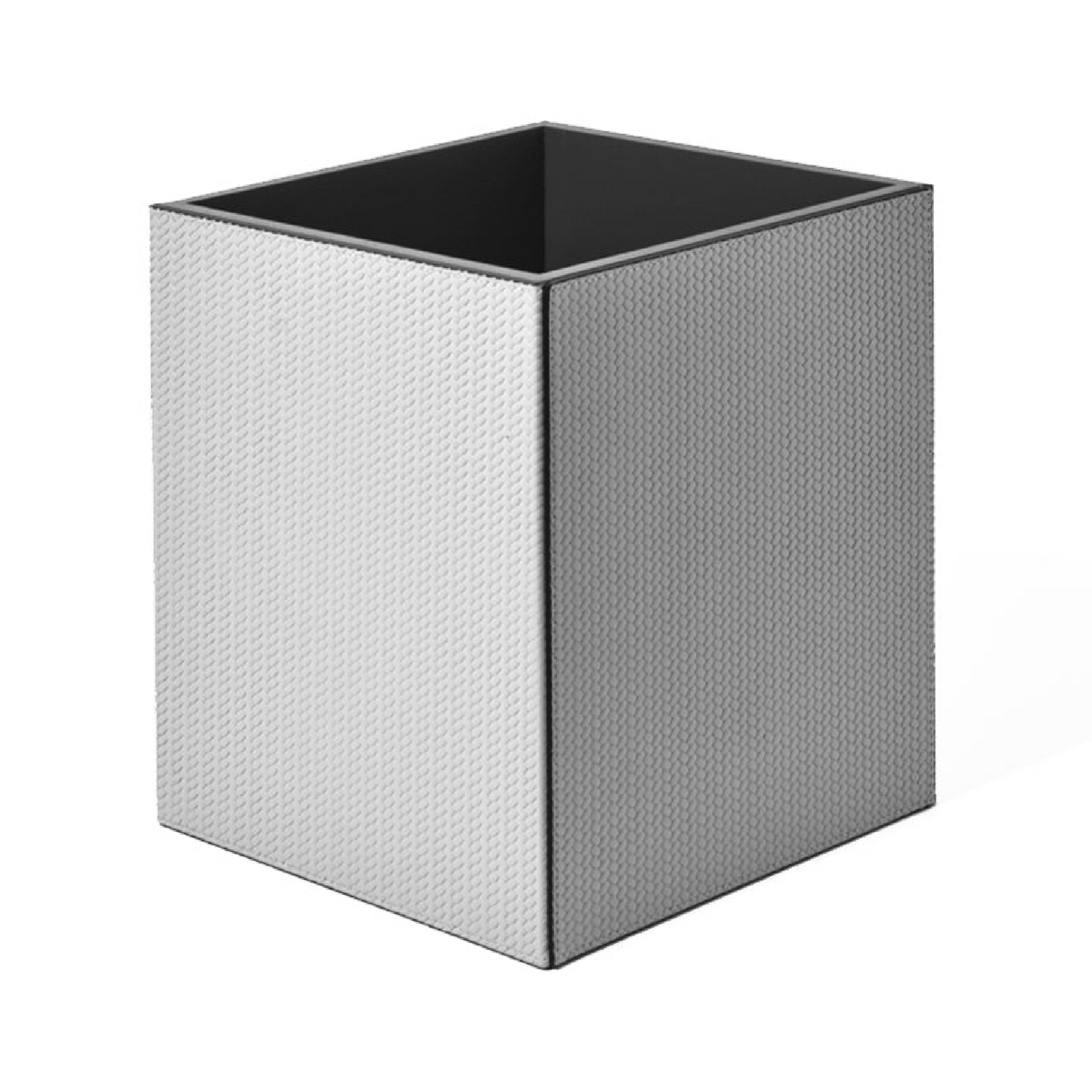 Genuine Leather Square Paper Bin S | Pinetti | OROA.com
