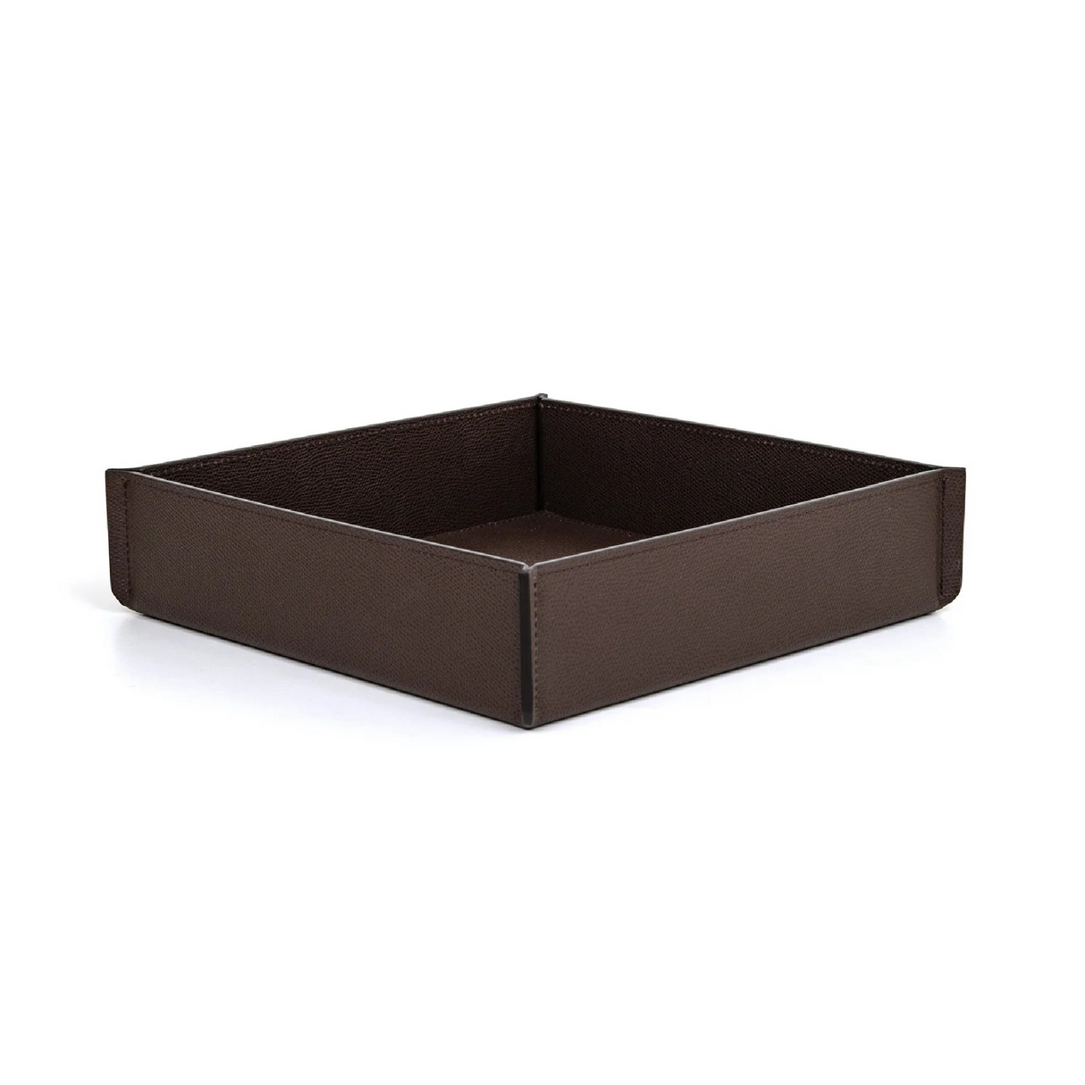 Square Leather Valet Tray | Pinetti Leslie | OROA.com