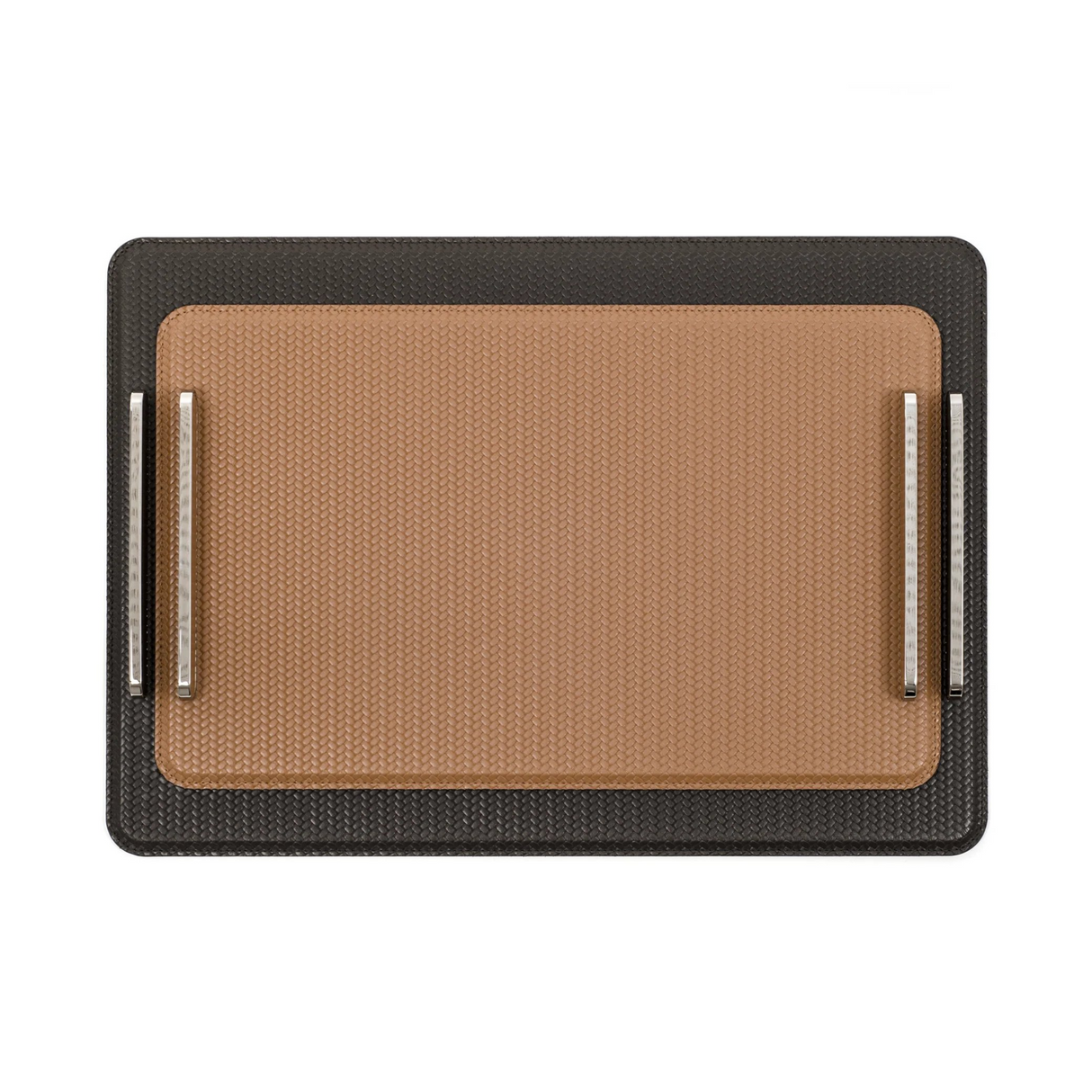 Leather Rectangular Decorative Tray | Pinetti Este | OROA.com
