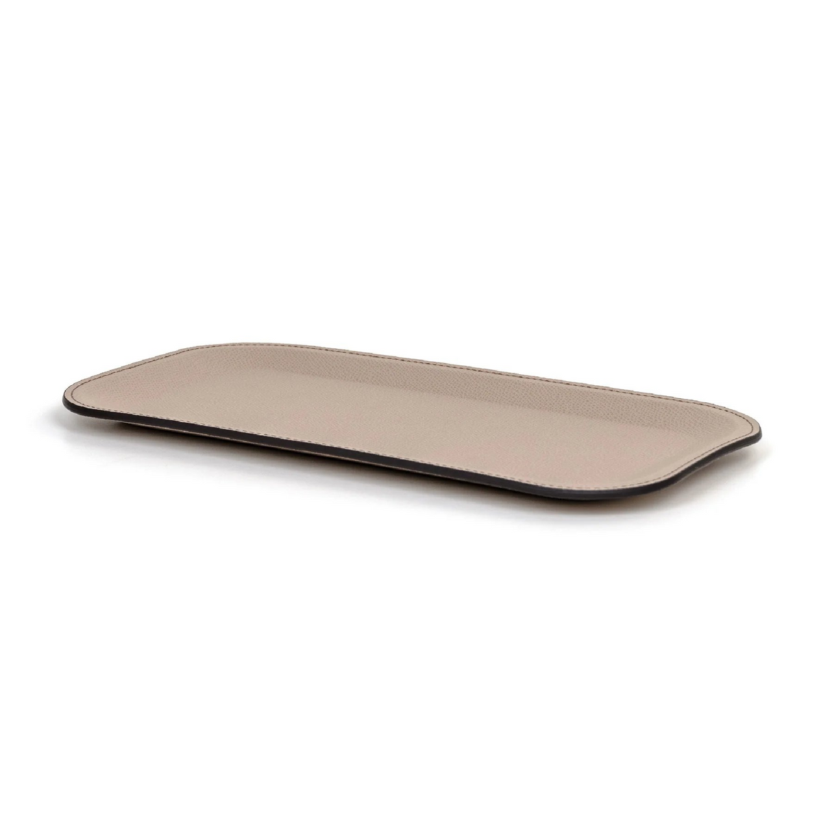 Rectangular Calf Leather Tray | Pinetti Victor | OROA.com