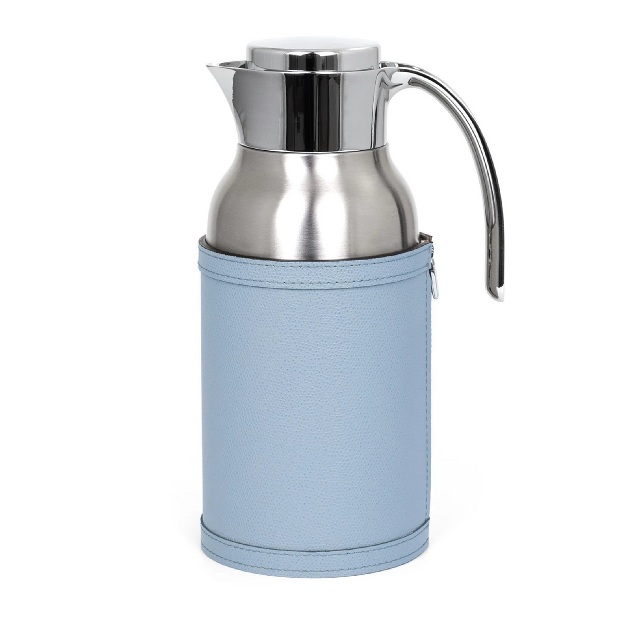 Stainless Steel Leather Thermal Carafe | Pinetti Cindy | OROA.com