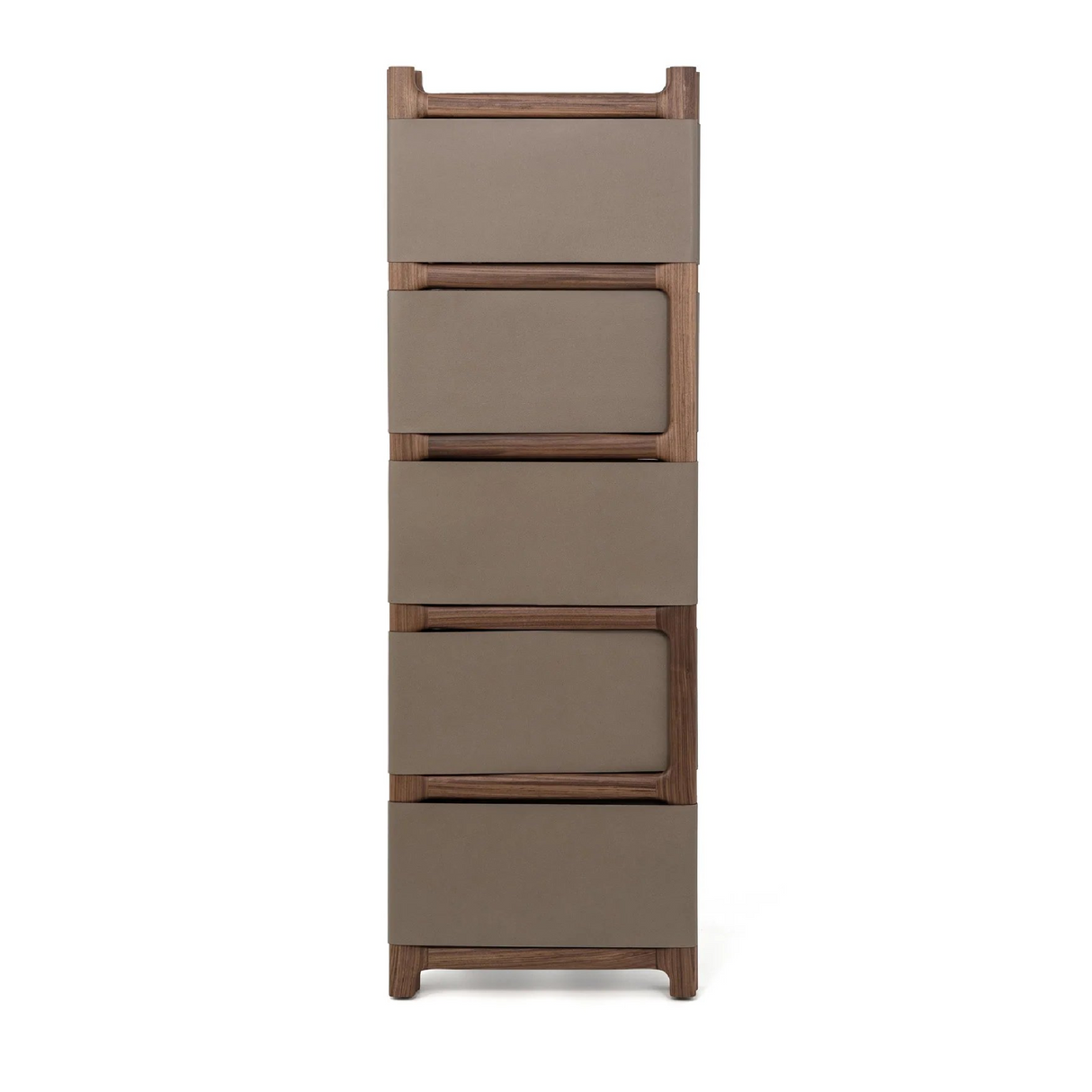Wood Framed Leather Room Divider | Pinetti Chelsea | OROA.com