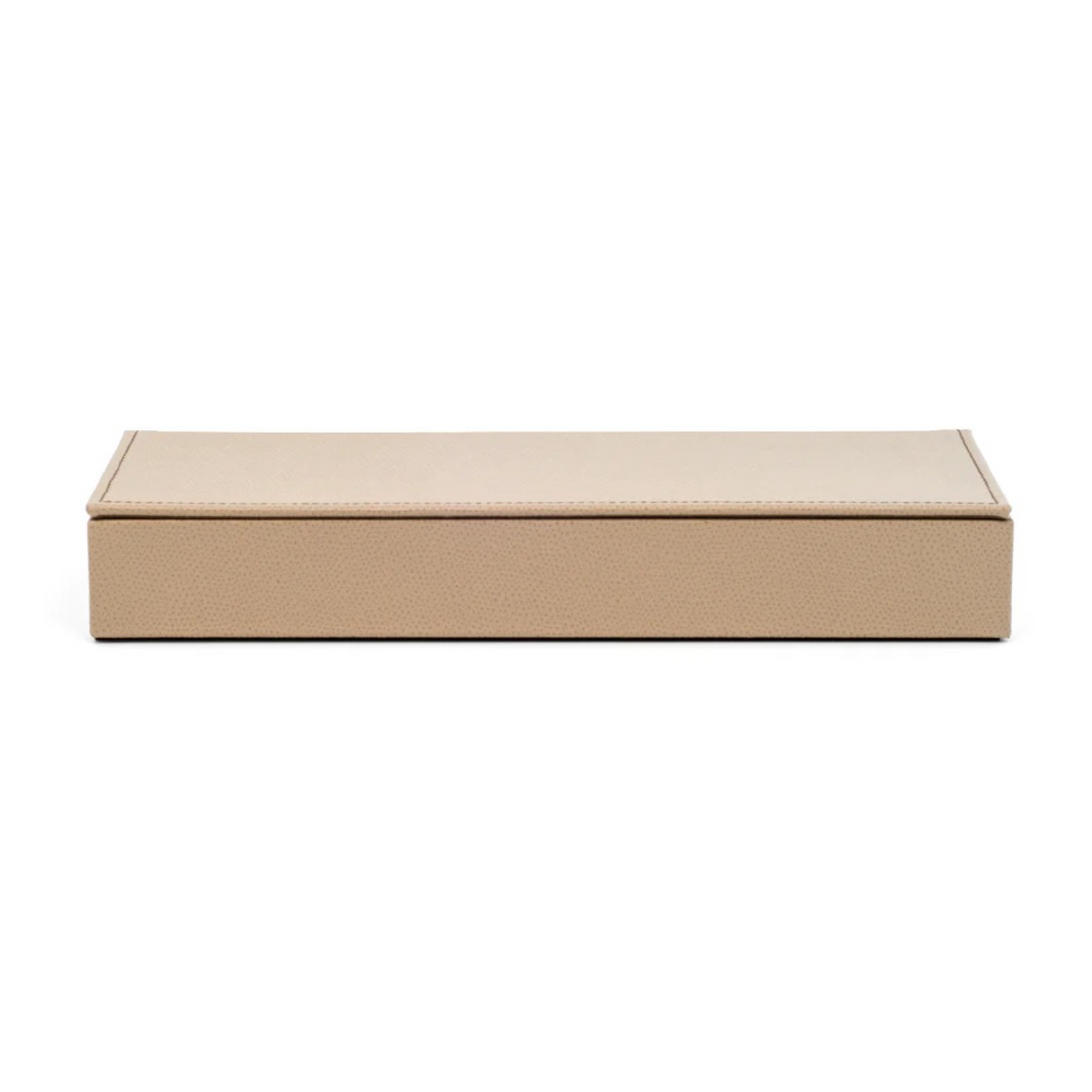 Leather Lidded Pencil Box | Pinetti Larry | OROA.com