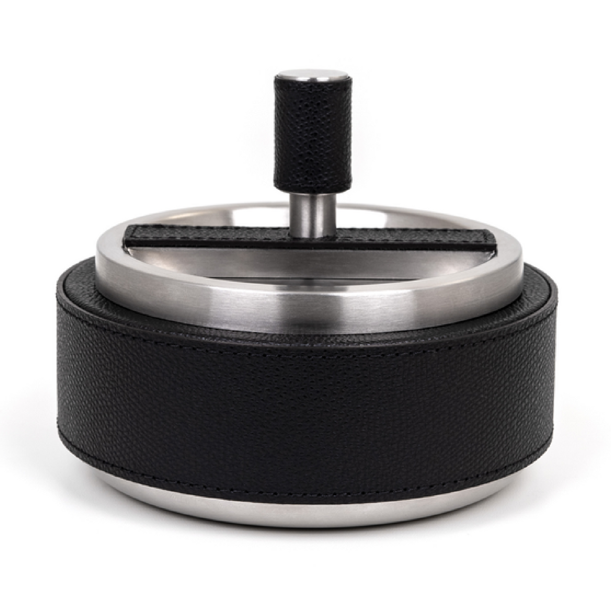 Stainless Steel Round Ashtray | Pinetti Giro | OROA.com