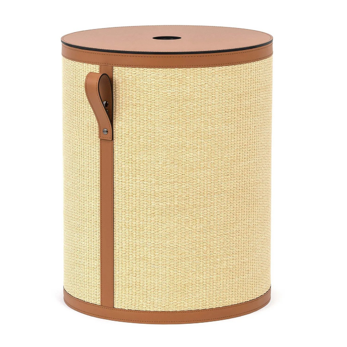 Straw Round Laundry Basket | Pinetti Aurora | OROA.com
