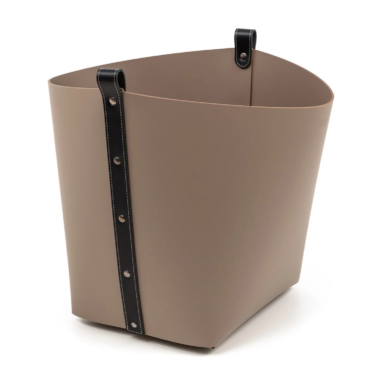 Leather Tall Basket | Pinetti Ovo | OROA.com