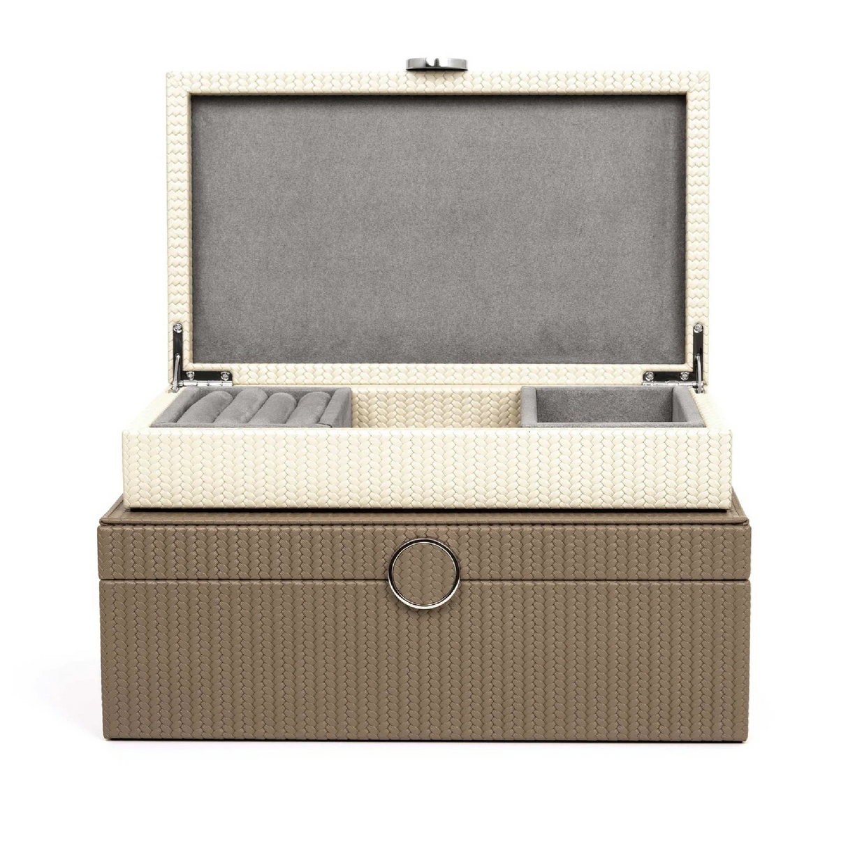 Leather Wrapped Jewelry Box | Oroa.com