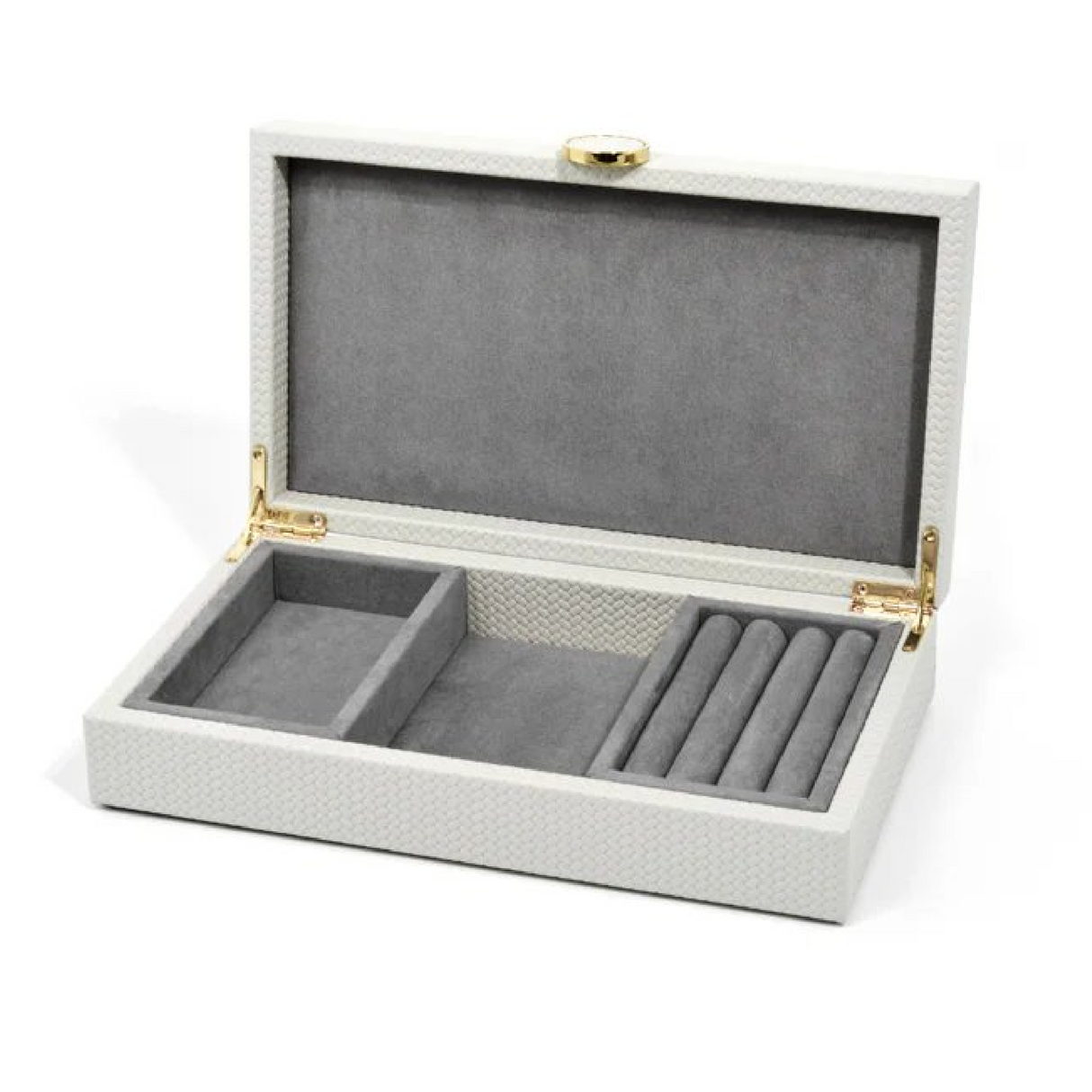 Leather Wrapped Jewelry Box | Oroa.com
