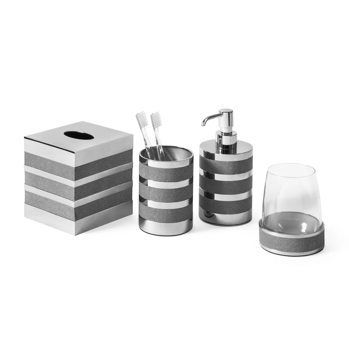 Leather Strips Soap Dispenser | Pinetti Saturno | OROA.com