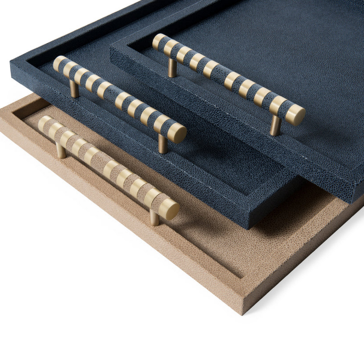 Embossed Shagreen Tray | Pinetti Saturno | OROA.com