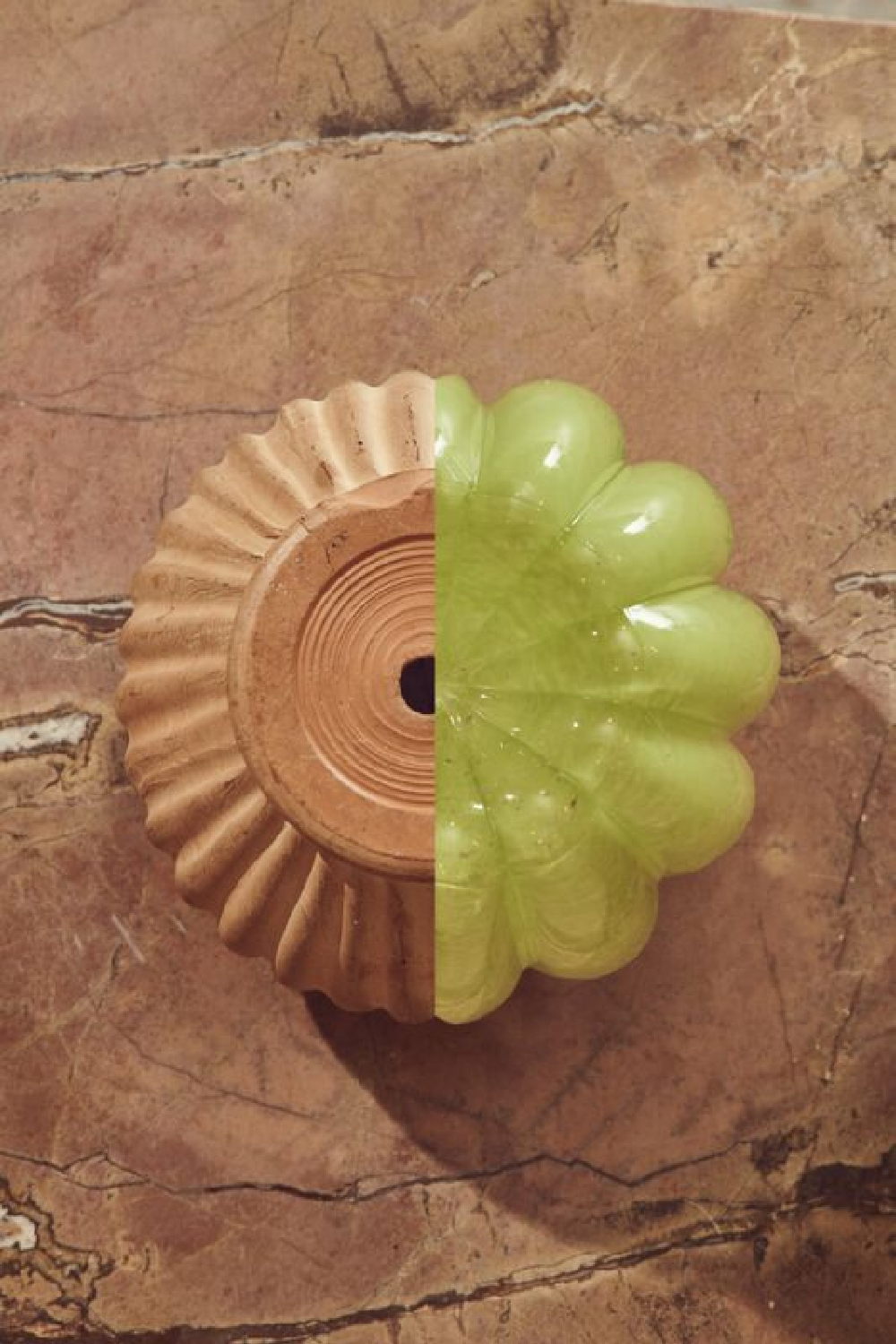 Olive Green Glass Vase | Pols Potten Melon | Oroa.com