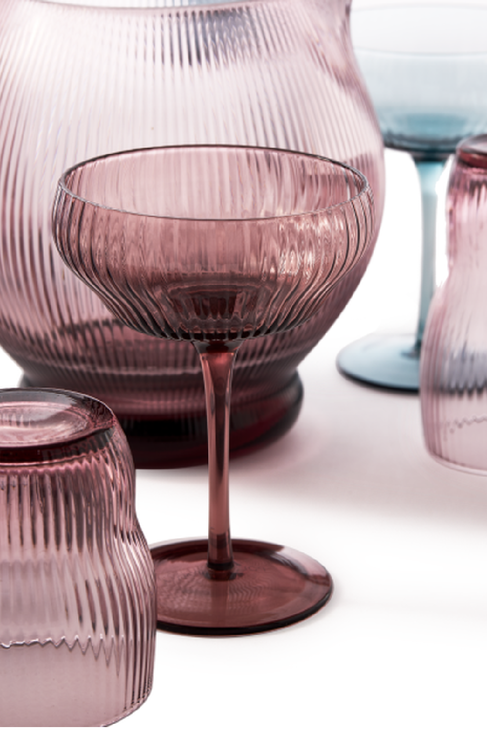 Ridged Glass Longdrinks | Pols Potten Pum | Oroa.com