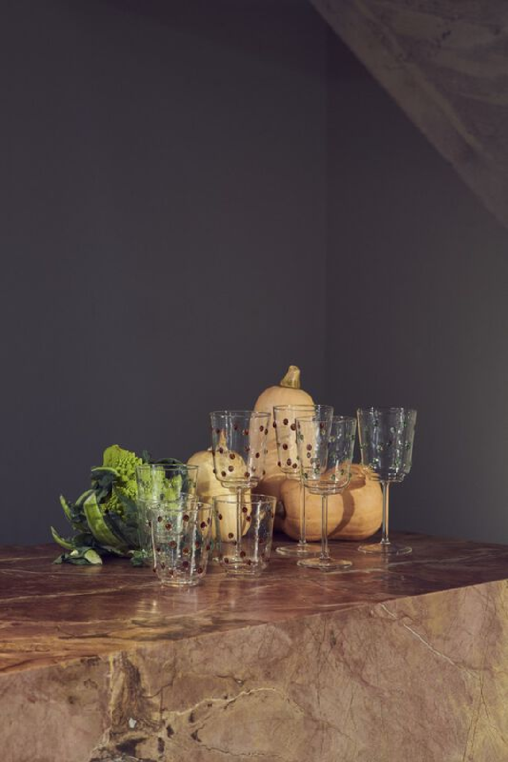 Dotted Glass Tumbler | Pols Potten Nob | Oroa.com