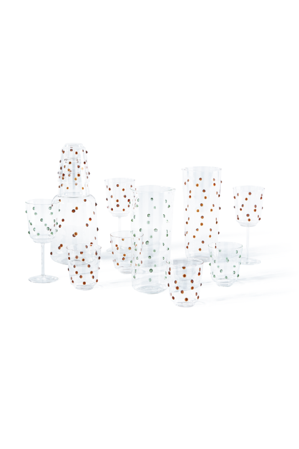 Dotted Wine Glass | Pols Potten Nob | Oroa.com