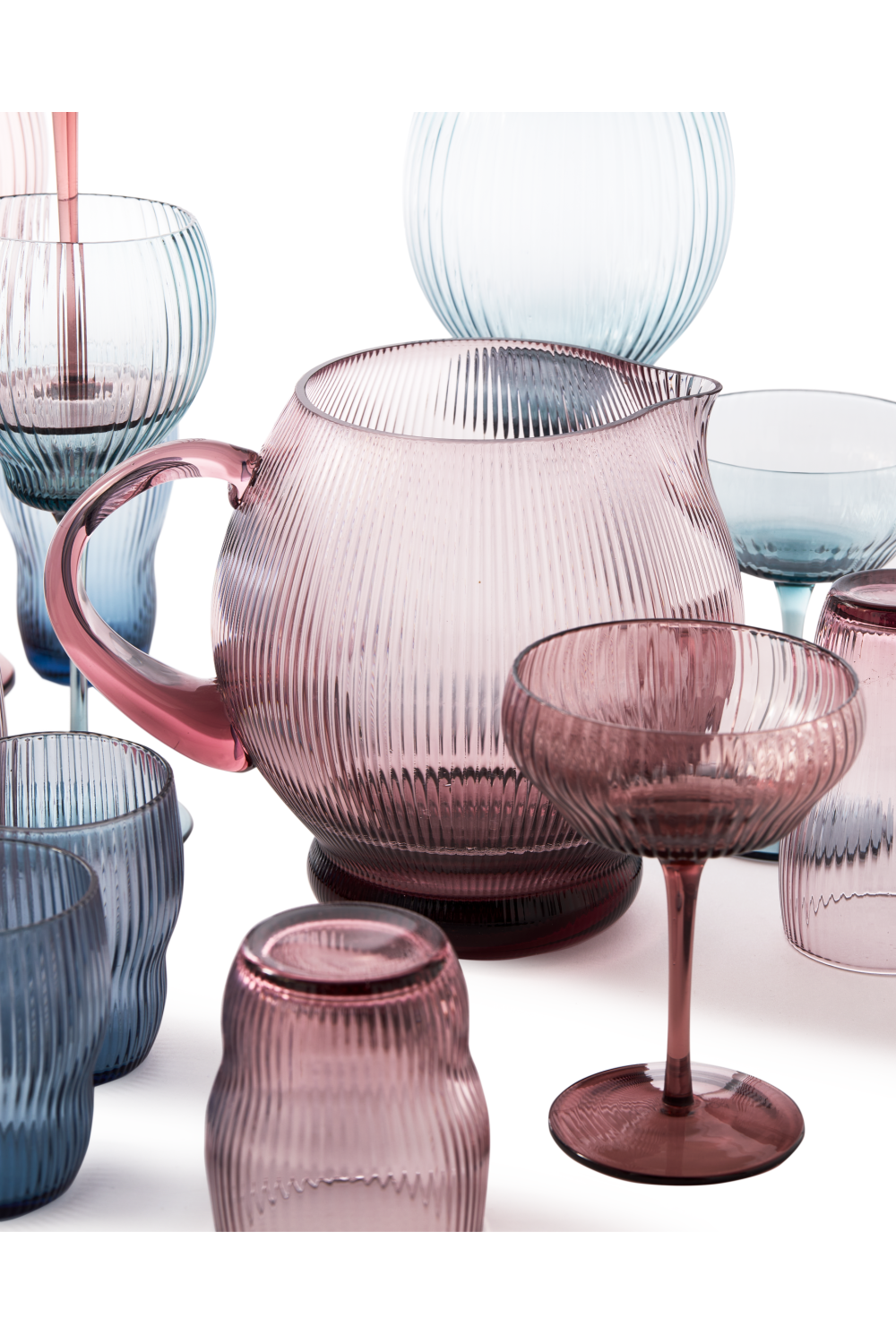 Ridged Coupe Glass | Pols Potten Pum | Oroa.com