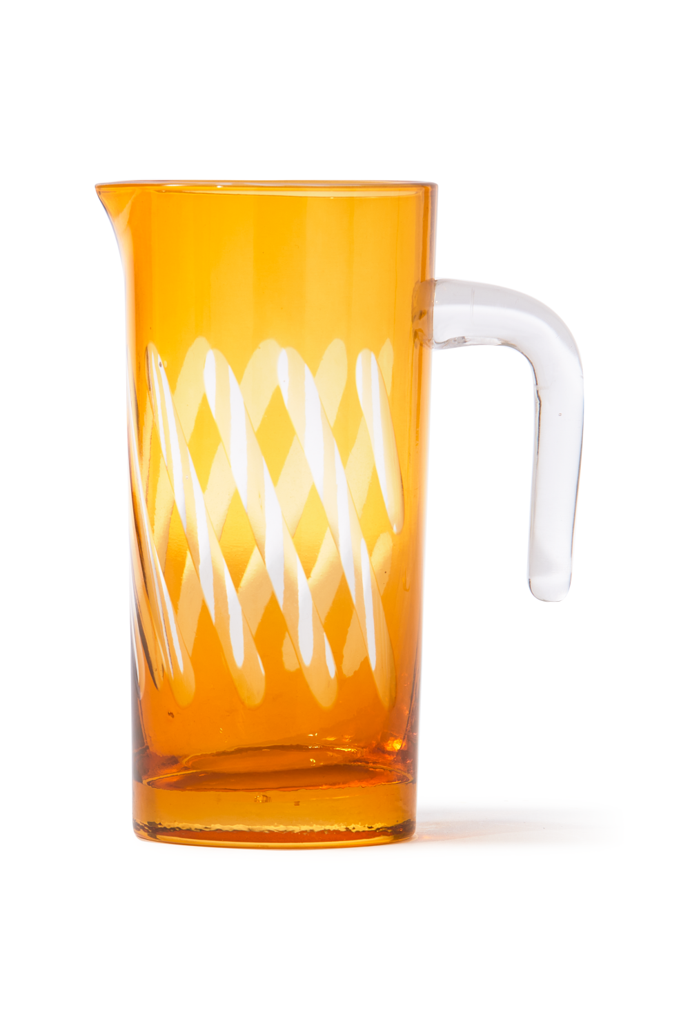Yellow Glass Pitcher | Pols Potten Tubular | Oroa.com