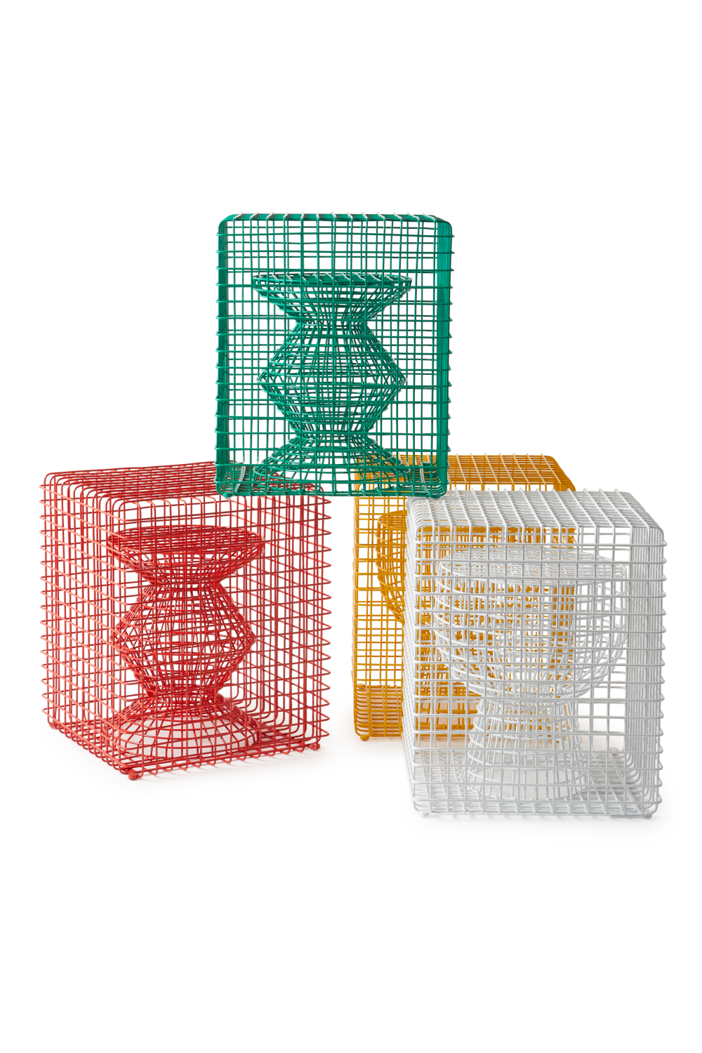 Metal Wire Stool | Pols Potten Zig Zag | Oroa.com