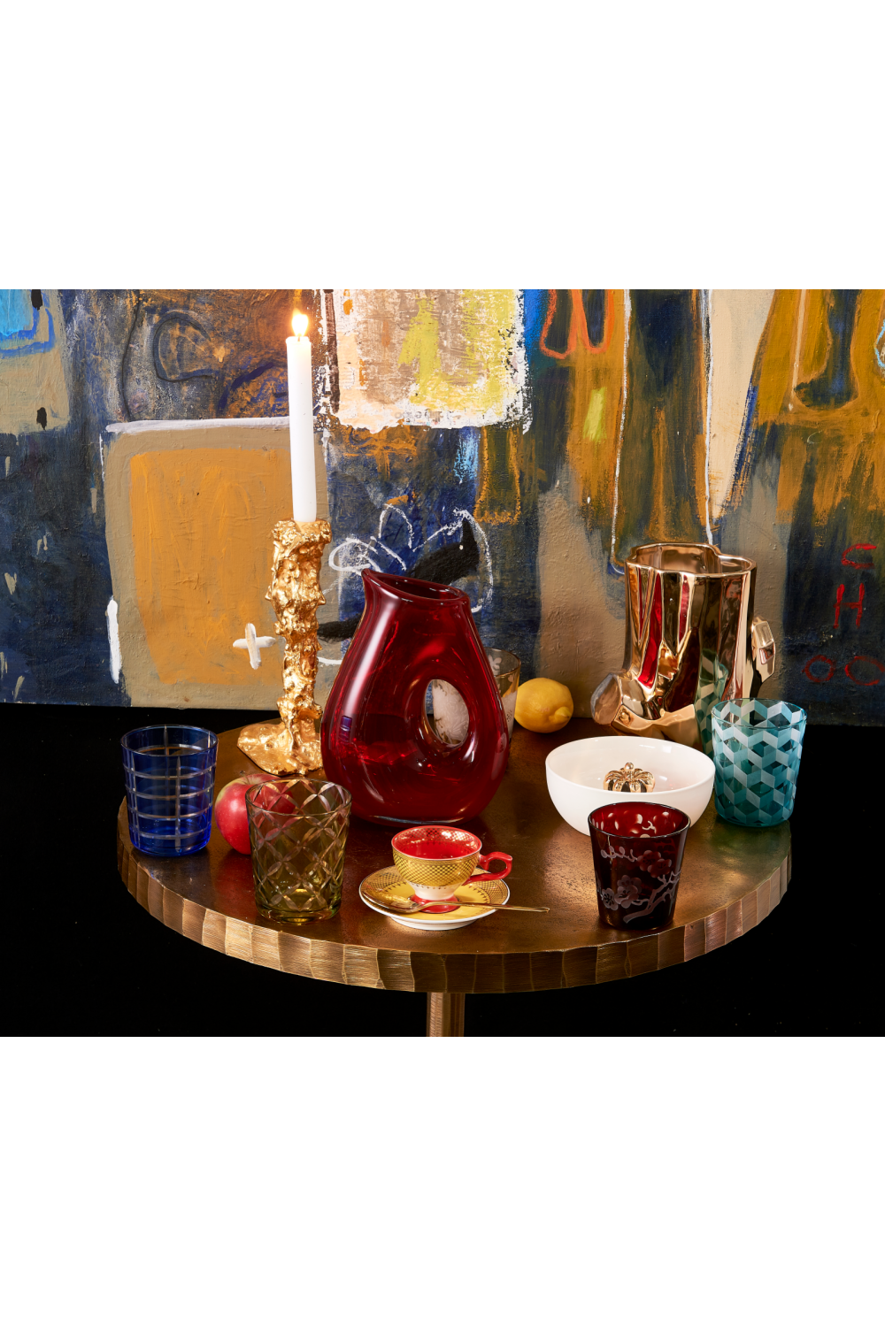 Gold Ornate Candle Holder | Pols Potten Drip | Oroa.com