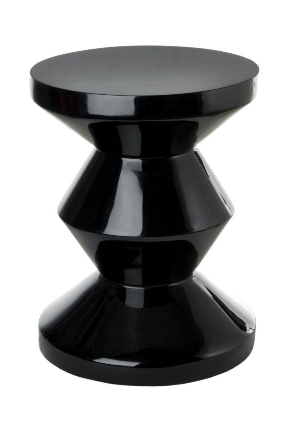 Lacquered Accent Stool | Pols Potten Zig Zag | Oroa.com