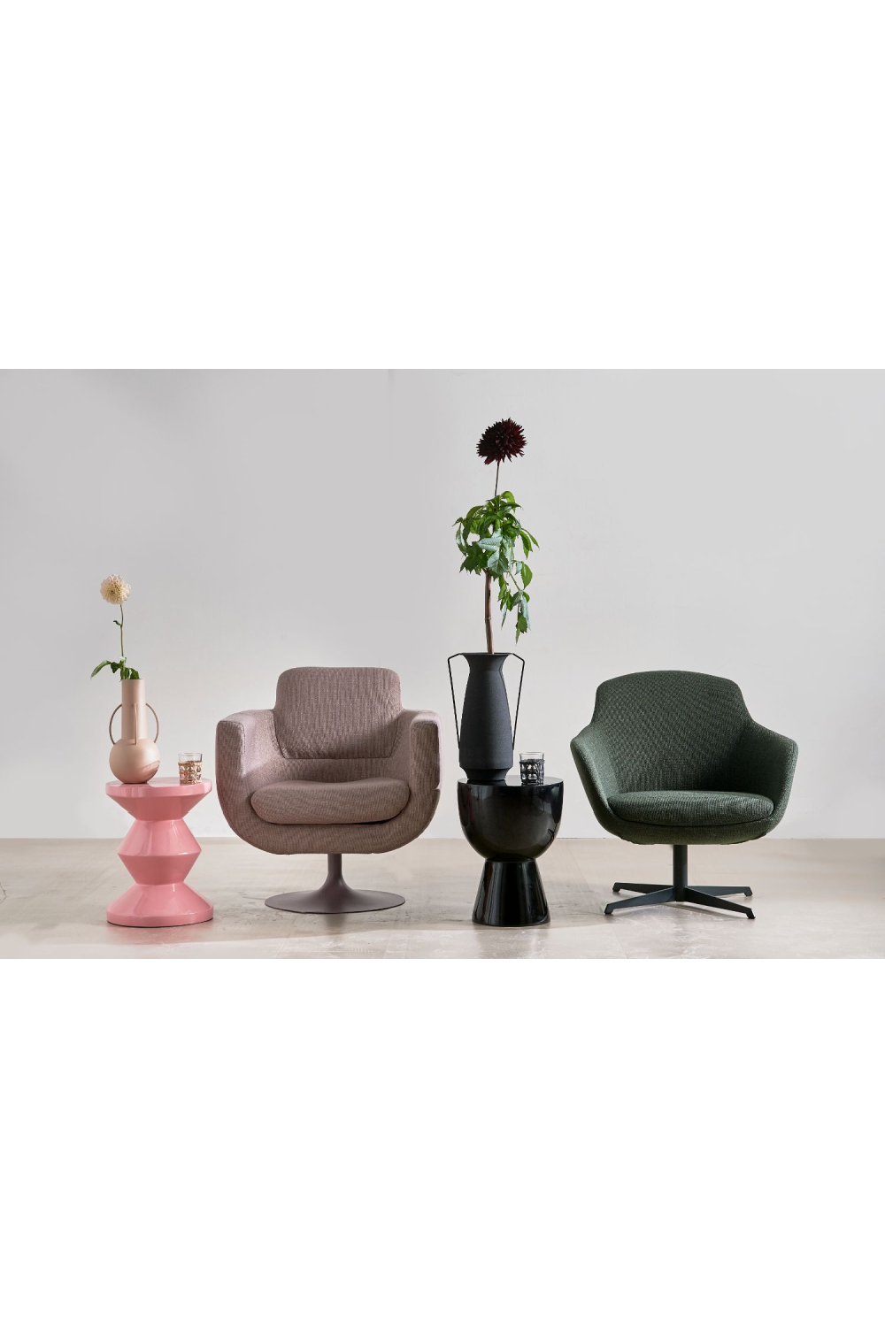 Lacquered Accent Stool | Pols Potten Zig Zag | Oroa.com