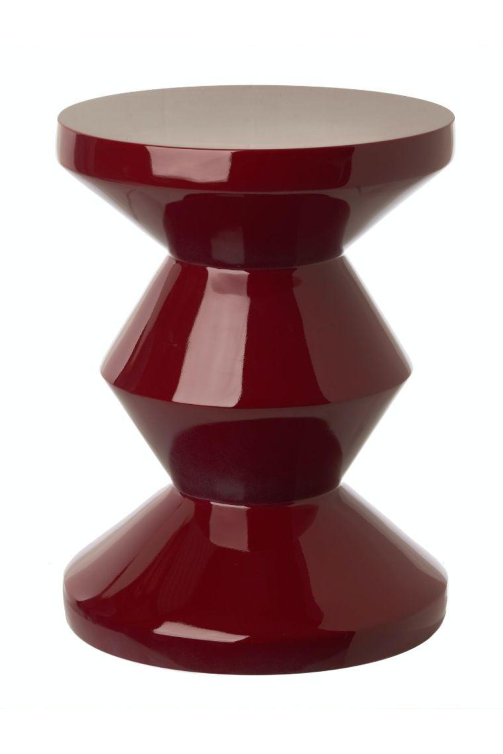 Lacquered Accent Stool | Pols Potten Zig Zag | Oroa.com