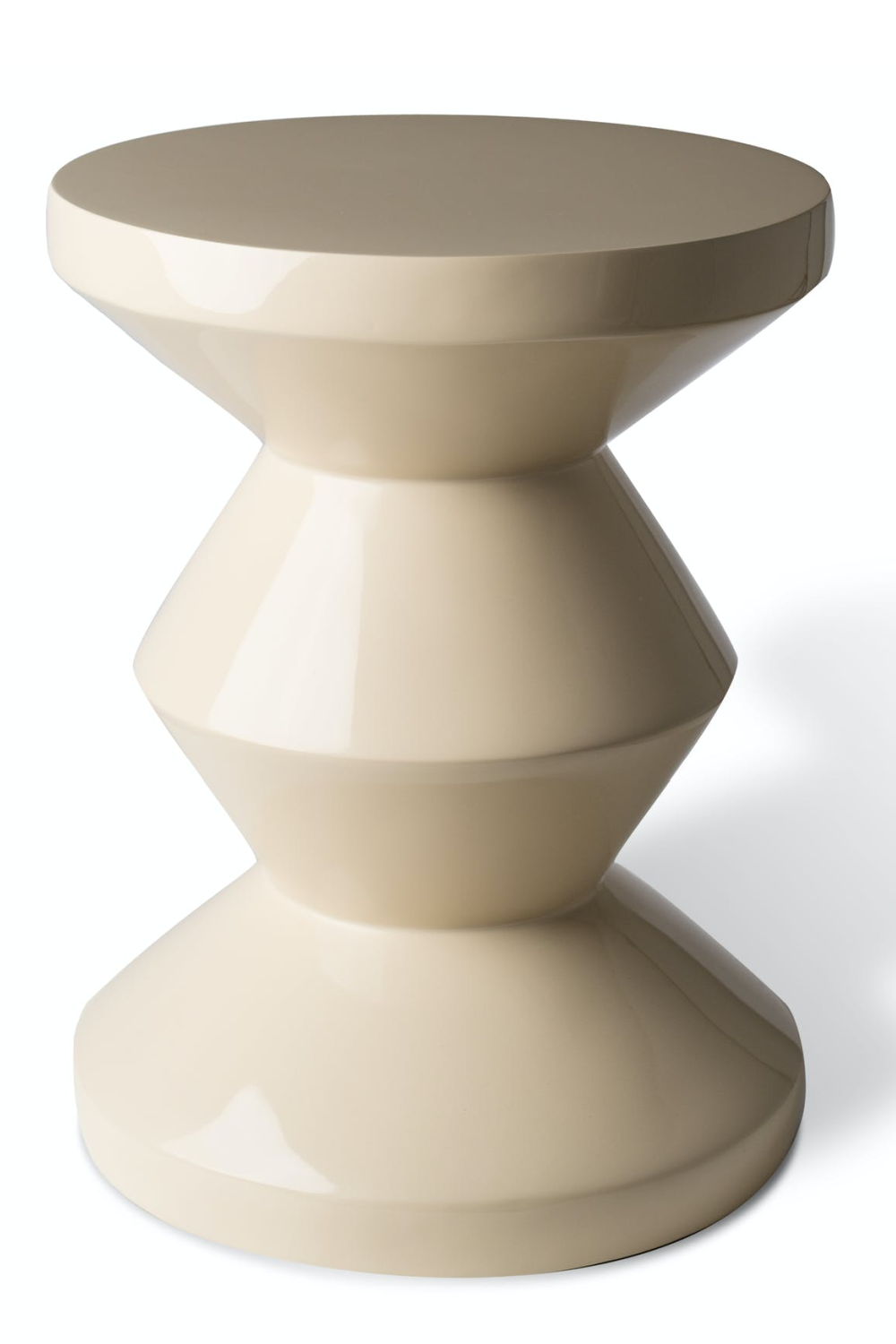 Lacquered Accent Stool | Pols Potten Zig Zag | Oroa.com