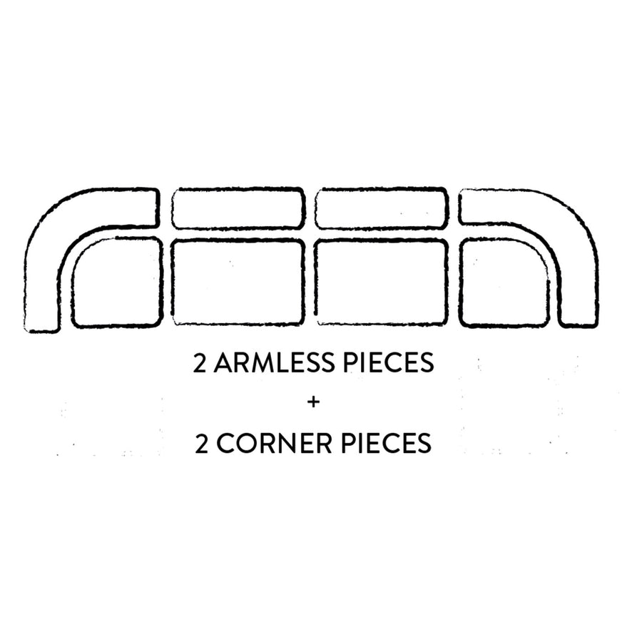 Bouclé Modular Corner Sofa | Jonathan Adler Pompidou | Oroa.com