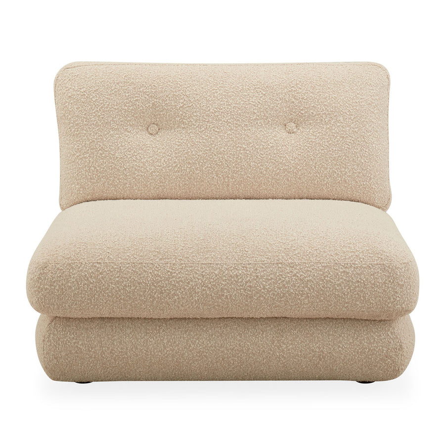 Bouclé Armless Modular Sofa | Jonathan Adler Pompidou | Oroa.com